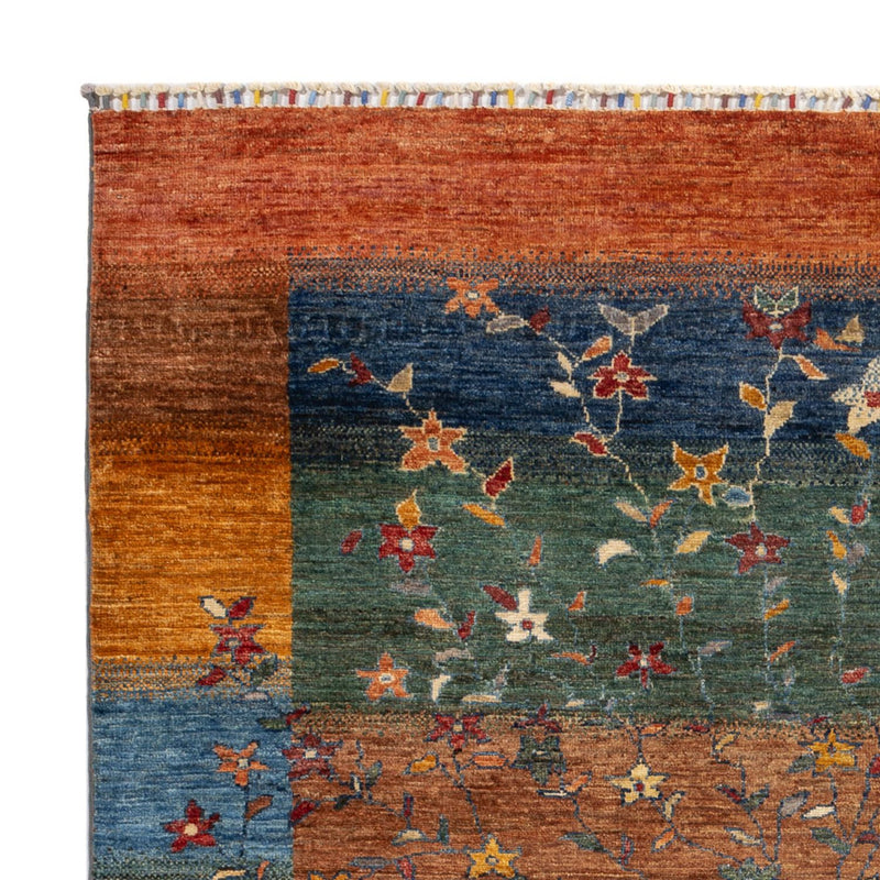 Tapis Gabbeh - Loribaft Persan - 193 x 158 cm - multicolore