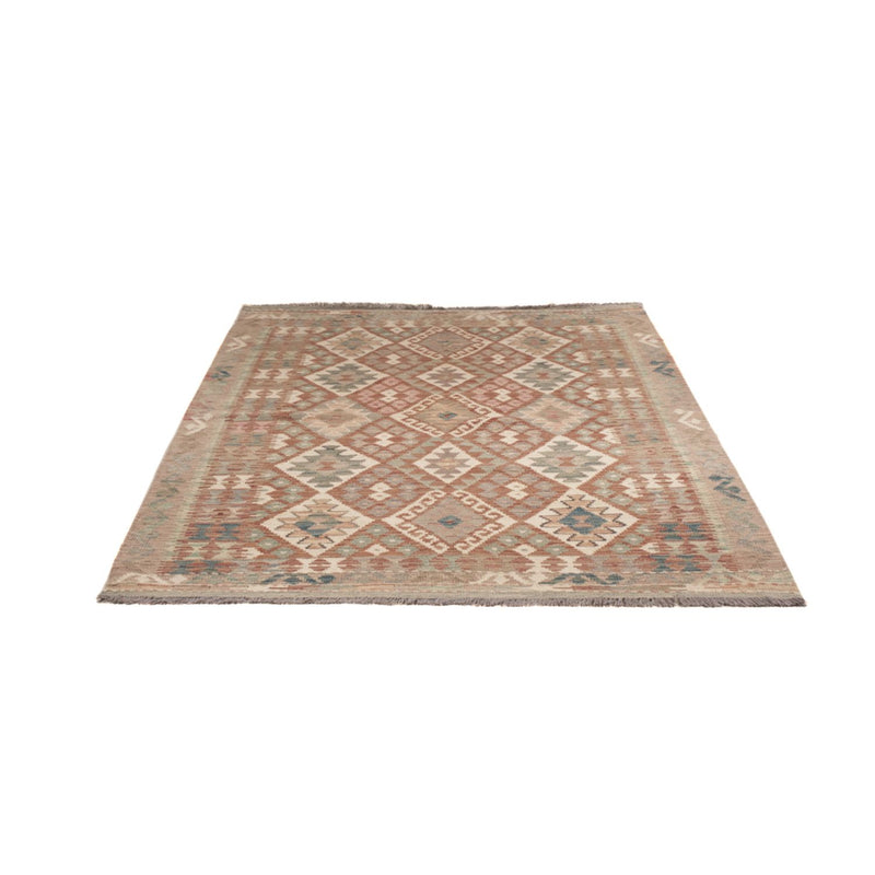 Tapis Kelim - Splash - 193 x 137 cm - multicolore