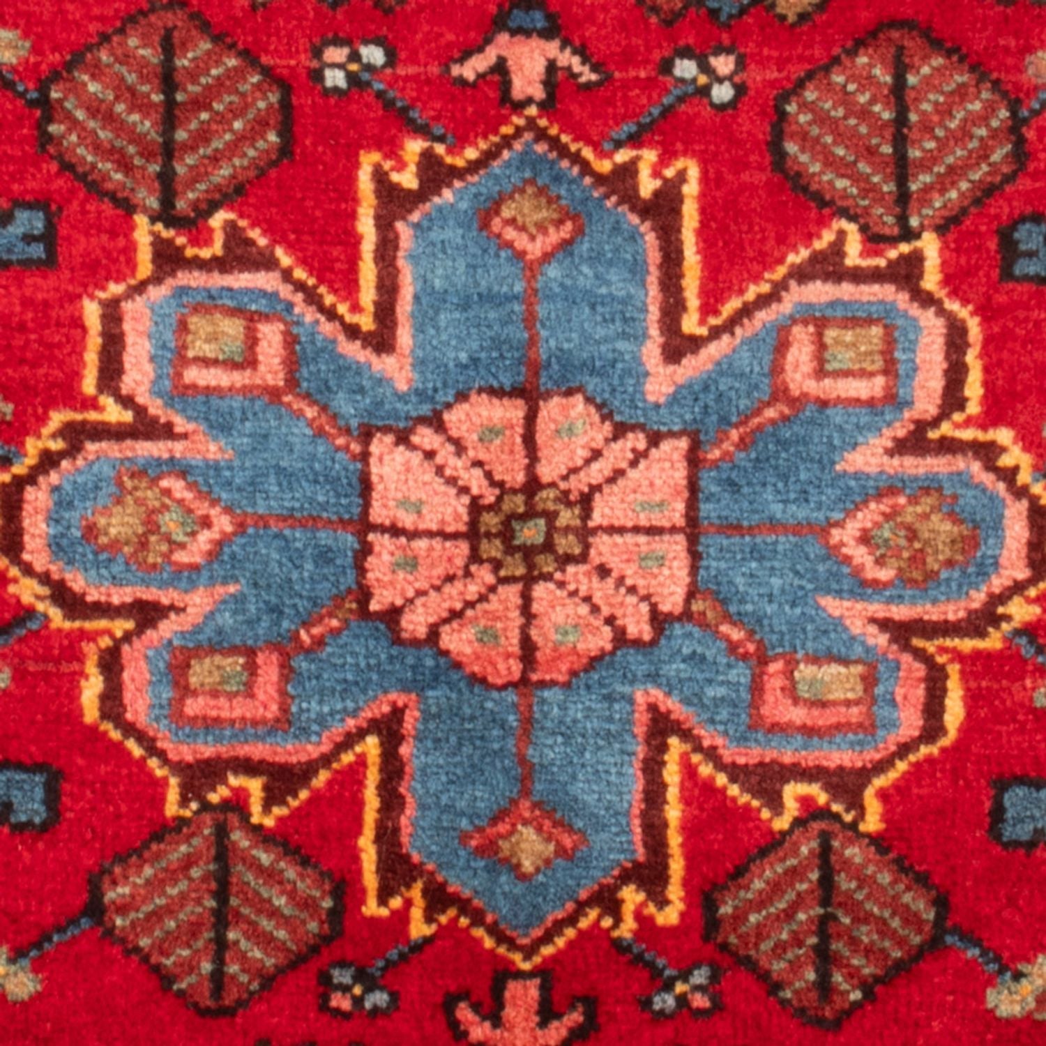 Tapis persan - Nomadic - 88 x 54 cm - rouge