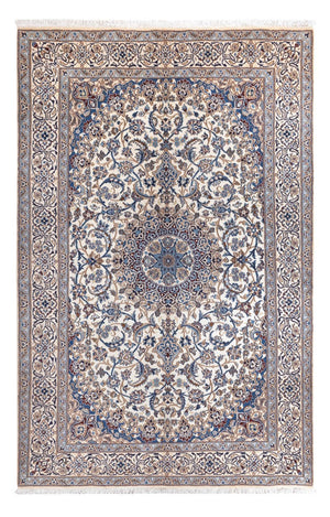 Tapis persan - Nain - 296 x 196 cm - crème