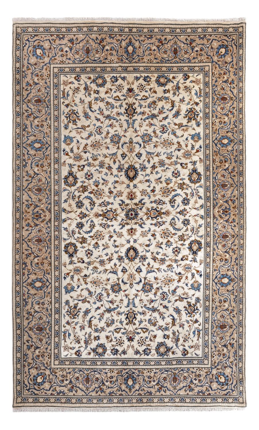 Tapis persan - Nain - 310 x 200 cm - crème