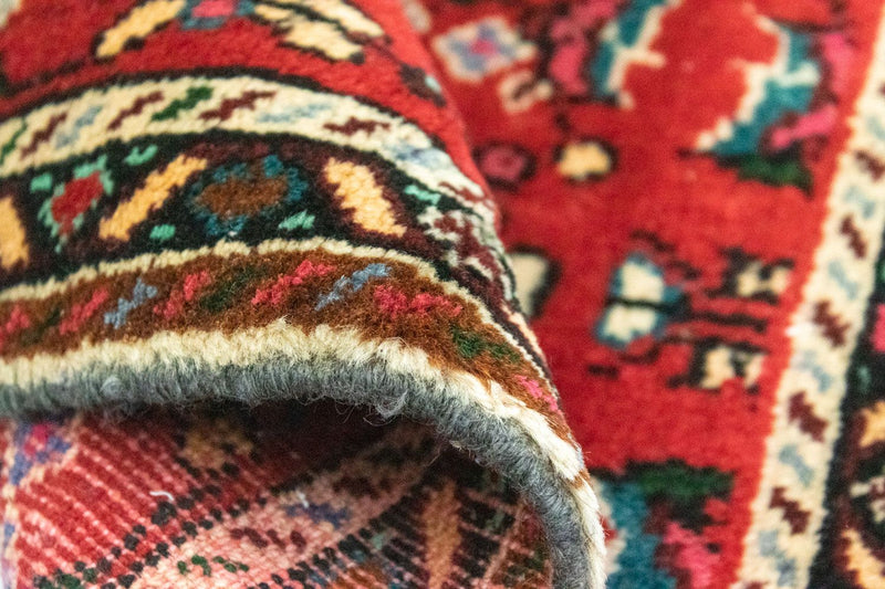 Tapis persan - Nomadic - 70 x 50 cm - rouge