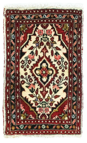 Tapis persan - Nomadic - 75 x 50 cm - beige