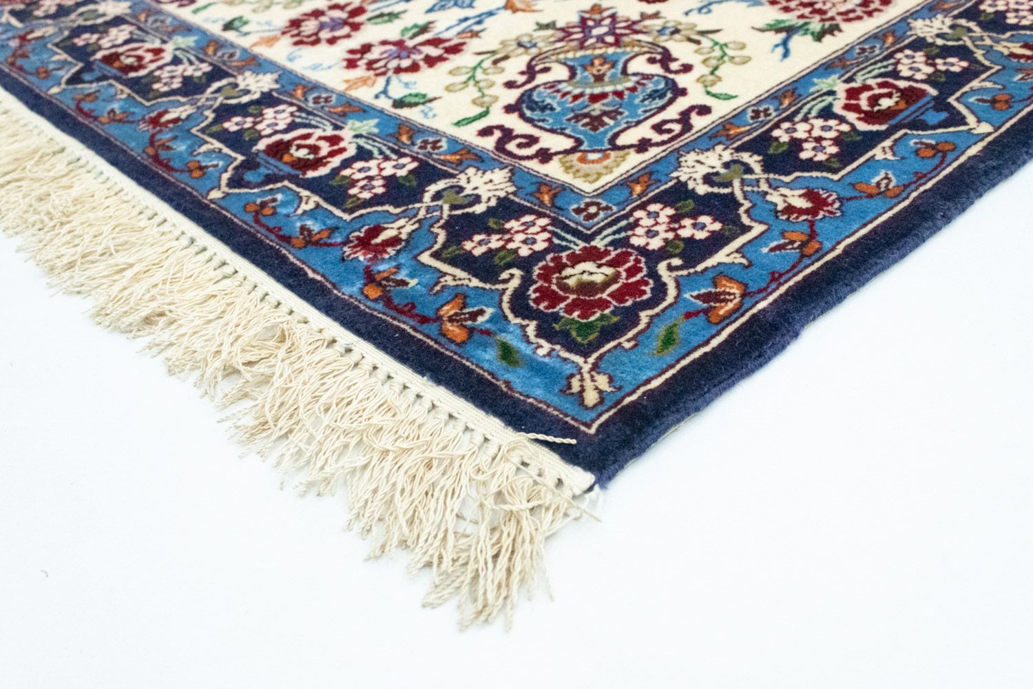 Tapis persan - Isfahan - Premium - 105 x 71 cm - bleu