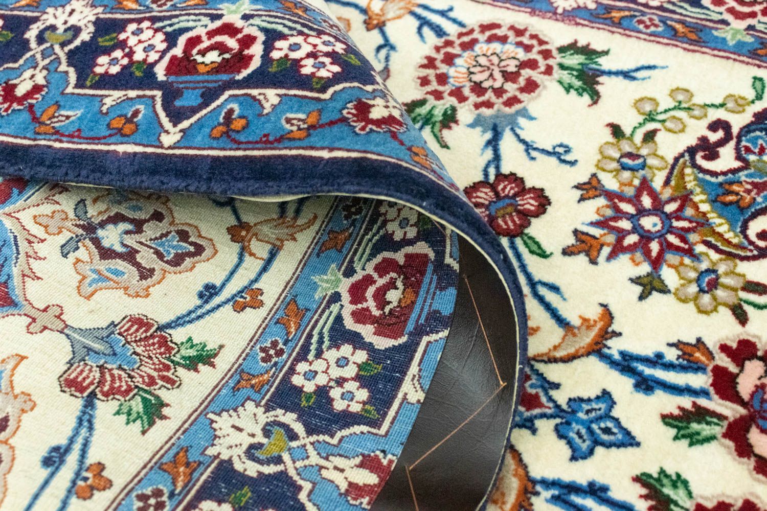 Tapis persan - Isfahan - Premium - 105 x 71 cm - bleu