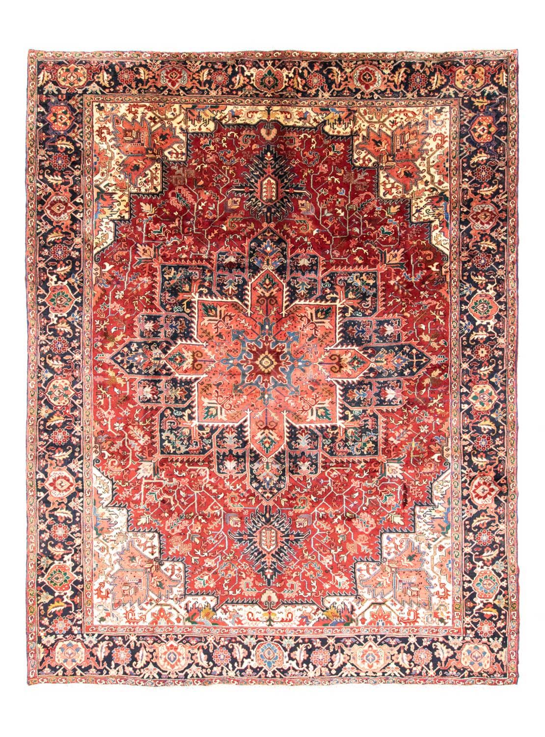 Tapis persan - Nomadic - 390 x 305 cm - rouge