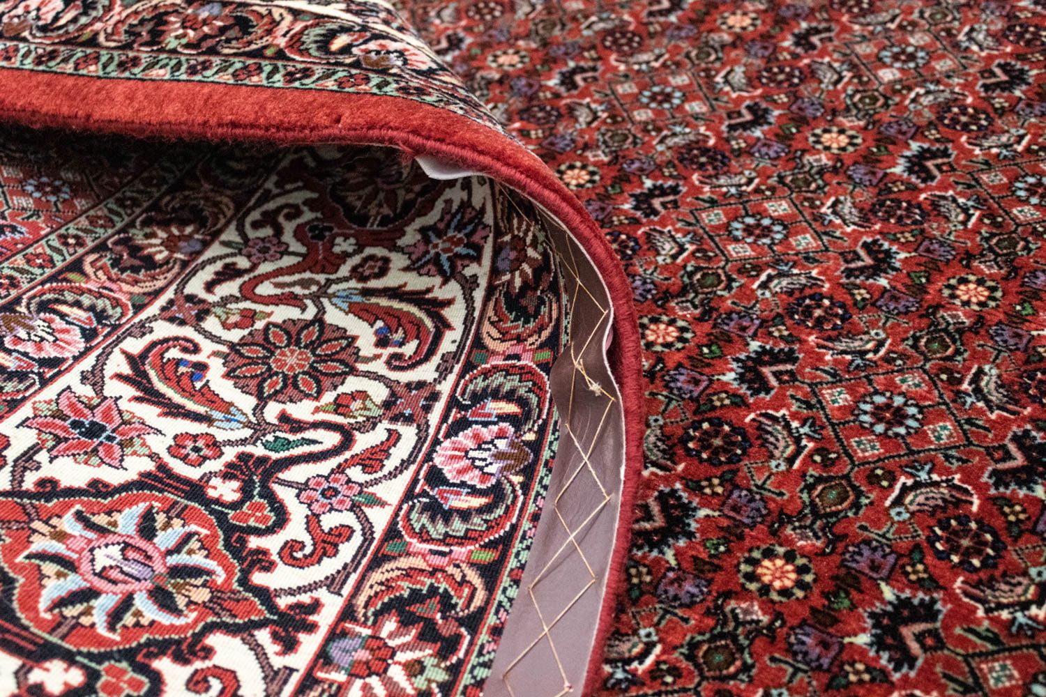 Tapis persan - Bidjar - 301 x 256 cm - marron