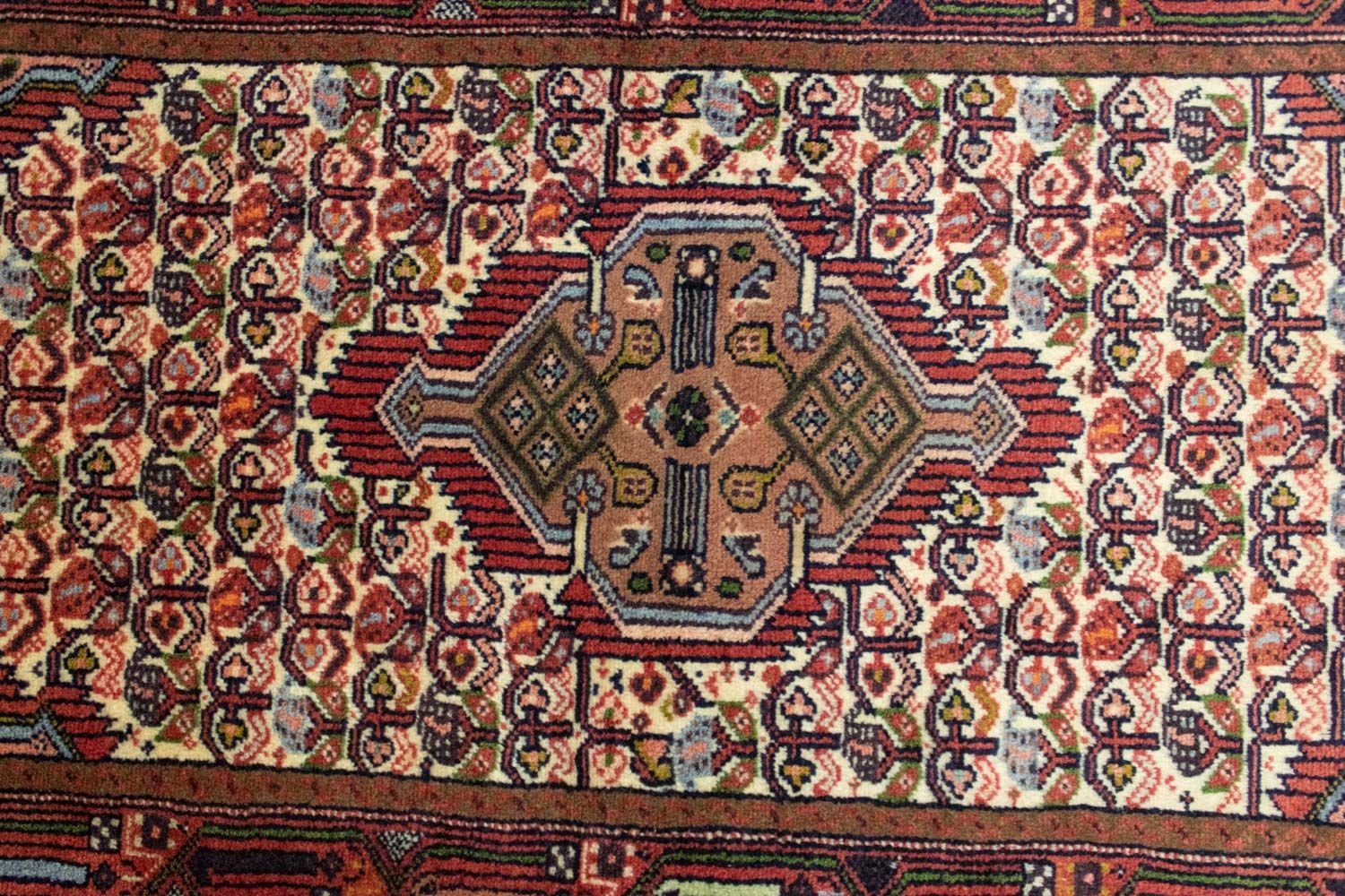 Tapis persan - Nomadic - 123 x 75 cm - beige