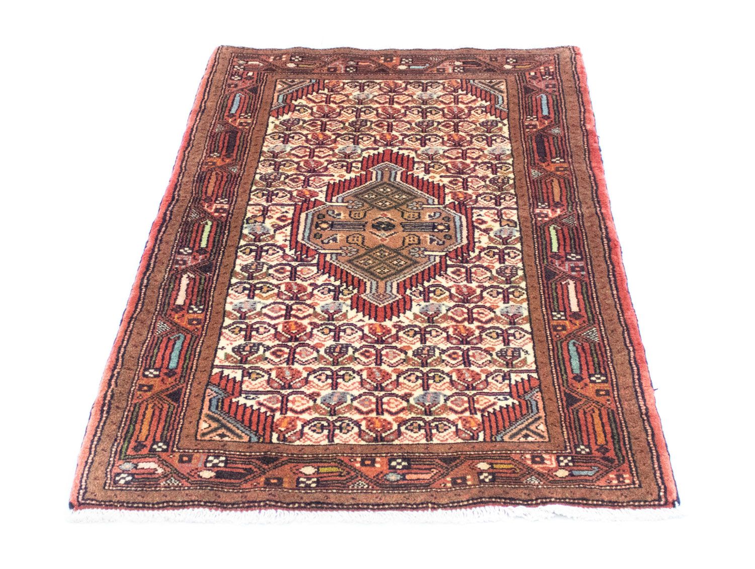 Tapis persan - Nomadic - 123 x 75 cm - beige
