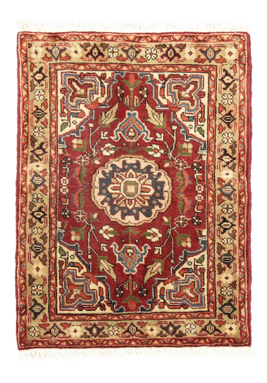 Tapis persan - Nomadic - 116 x 85 cm - marron