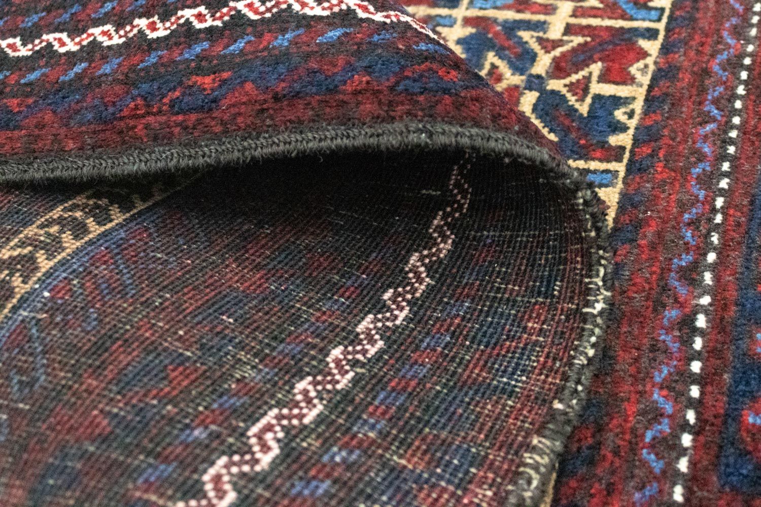 Tapis Belutsch - 164 x 82 cm - bleu