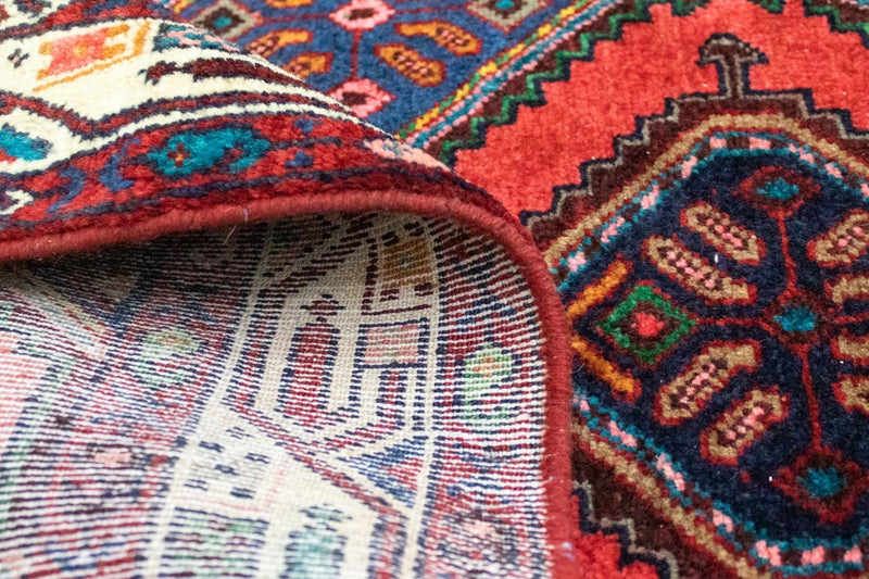 Tapis de couloir Tapis persan - Nomadic - 516 x 112 cm - rouge