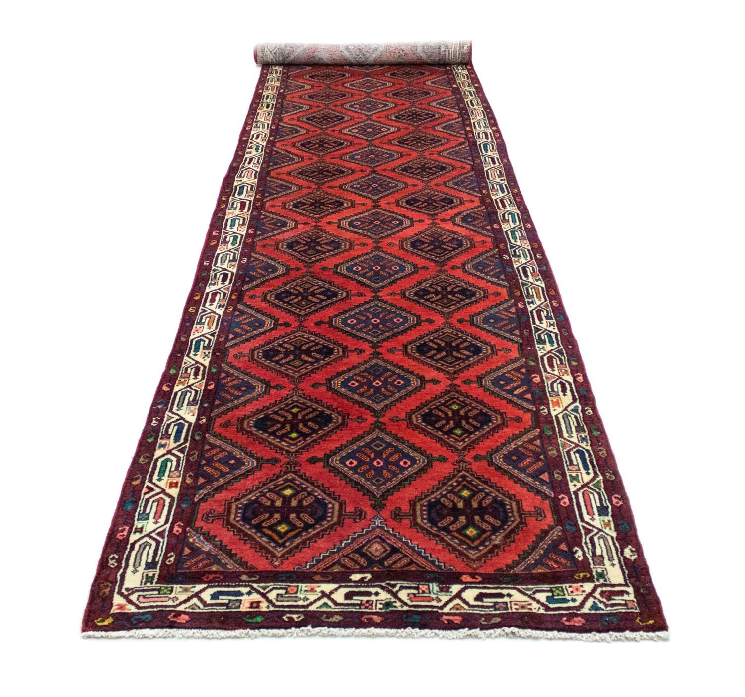 Tapis de couloir Tapis persan - Nomadic - 516 x 112 cm - rouge