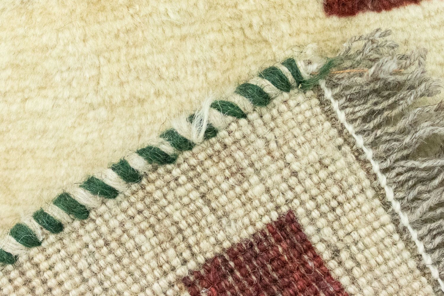 Tapis Gabbeh - Persan - 60 x 40 cm - beige
