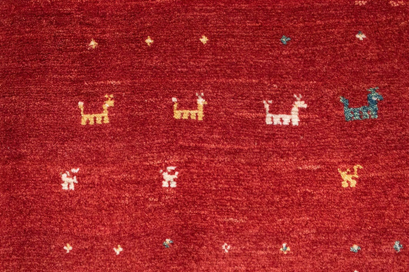 Tapis persan - Nomadic - 116 x 82 cm - rouille