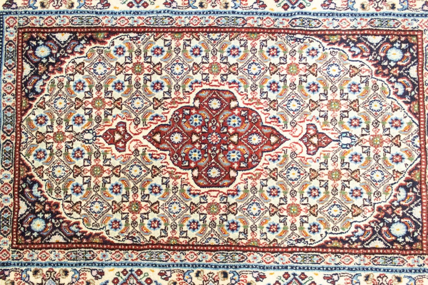 Tapis persan - Classique - 122 x 82 cm - bleu