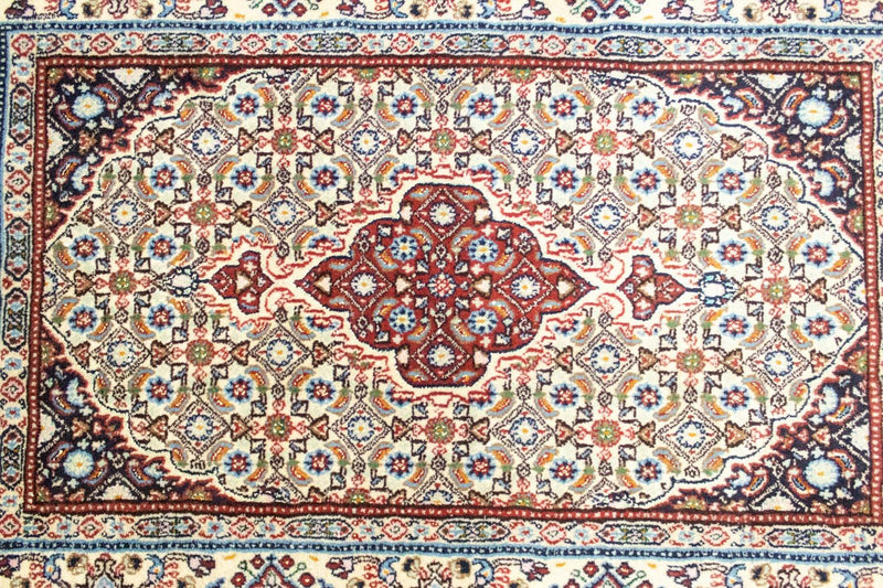 Tapis persan - Classique - 122 x 82 cm - bleu