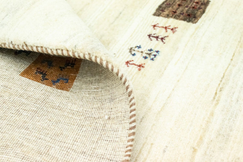 Tapis Gabbeh - Loribaft Persan - 130 x 81 cm - multicolore