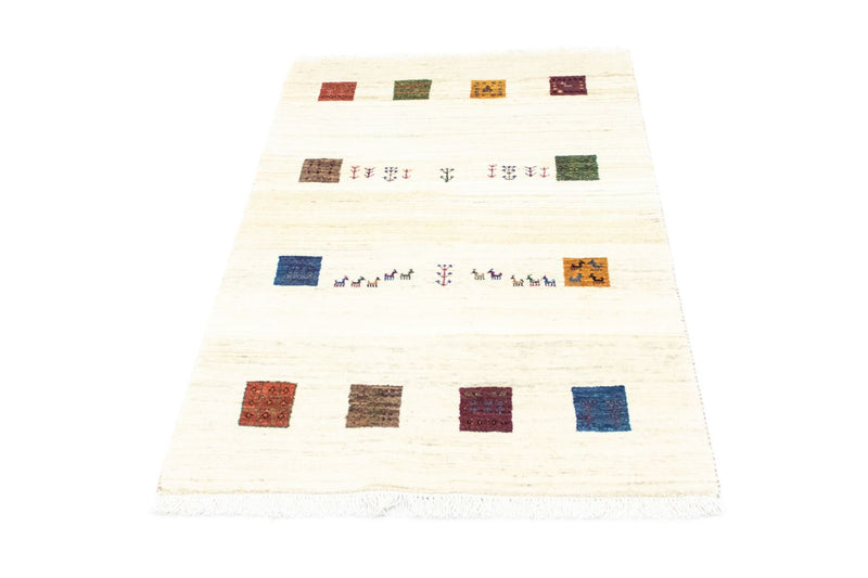 Tapis Gabbeh - Loribaft Persan - 130 x 81 cm - multicolore