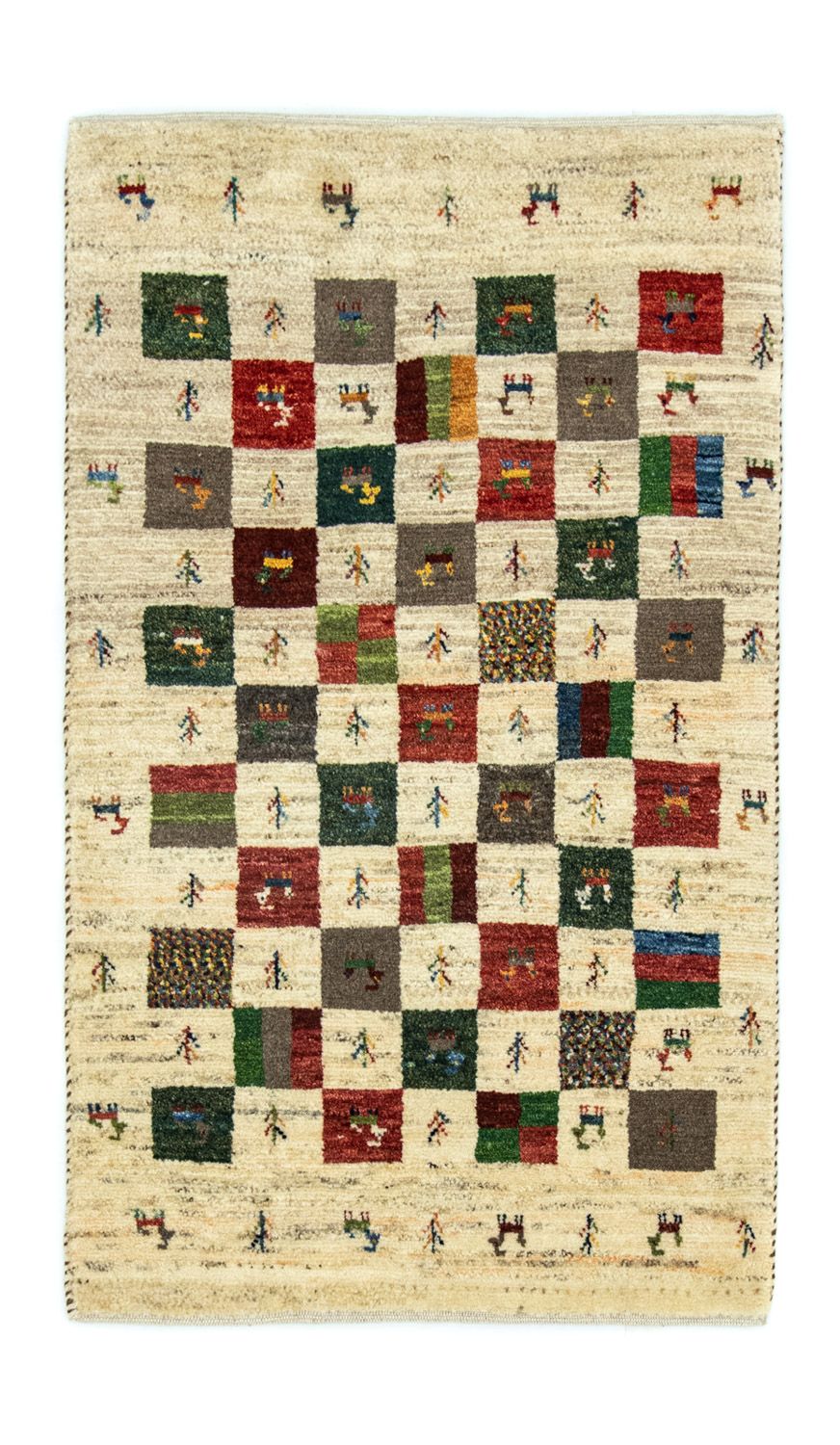 Tapis Gabbeh - Persan - 129 x 80 cm - colorée