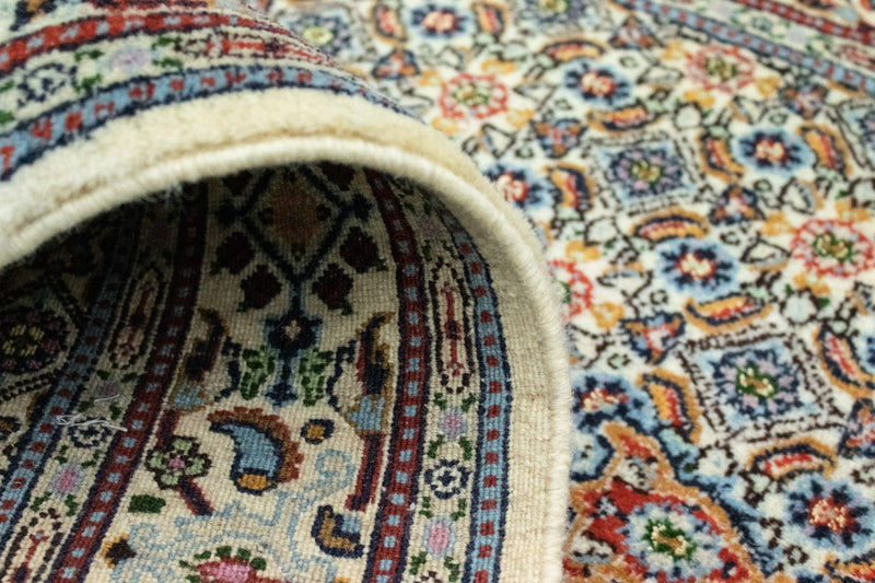 Tapis persan - Classique - 105 x 80 cm - bleu