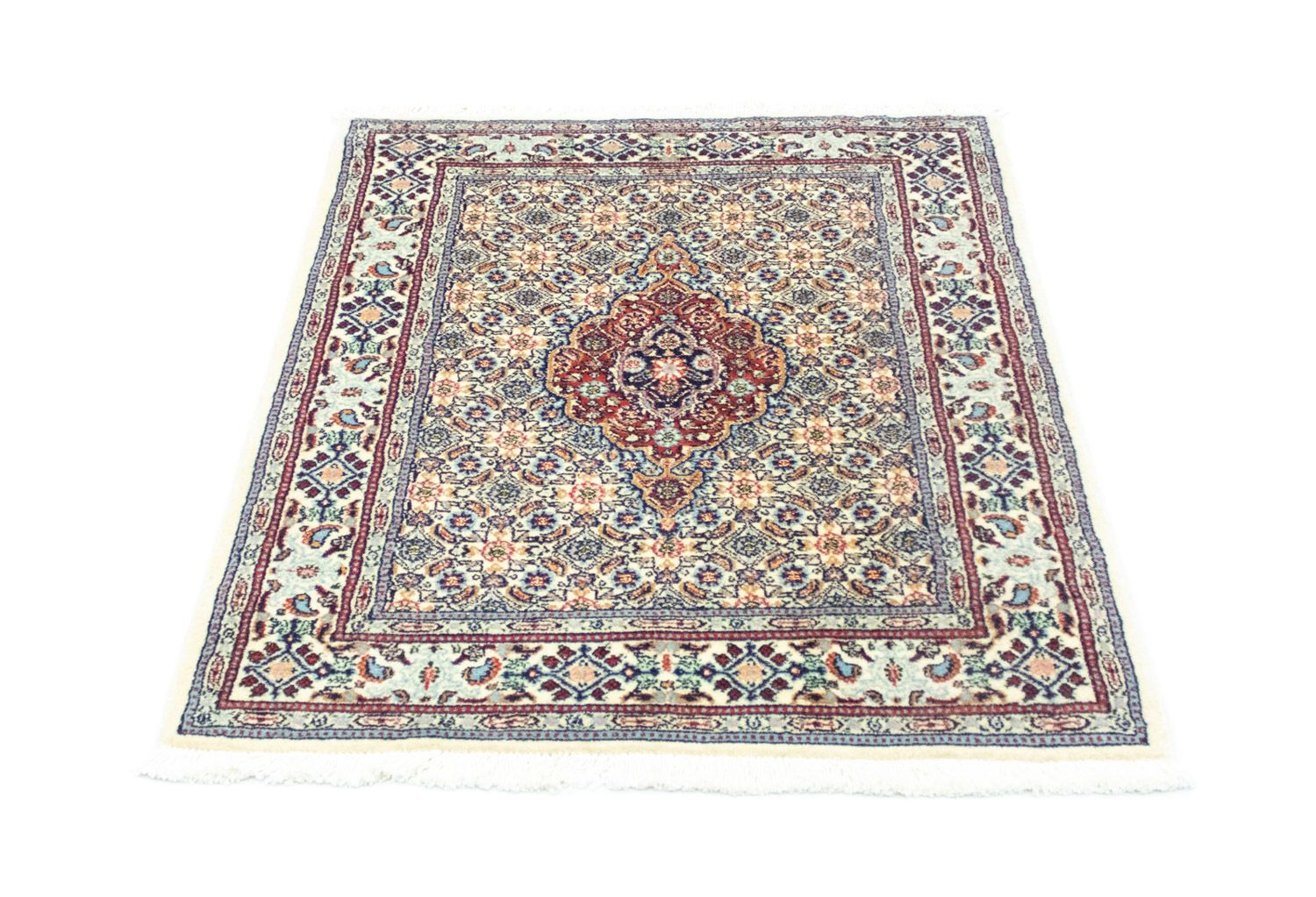 Tapis persan - Classique - 105 x 80 cm - bleu