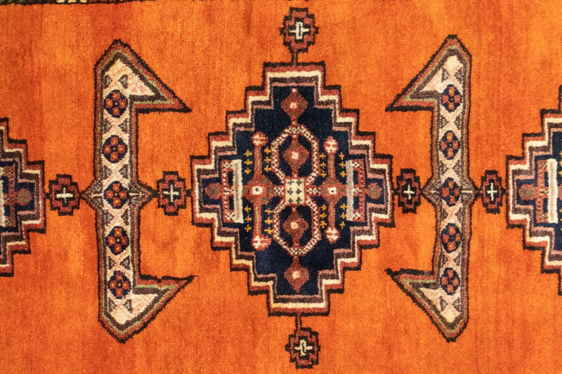 Tapis persan - Nomadic - 145 x 70 cm - orange
