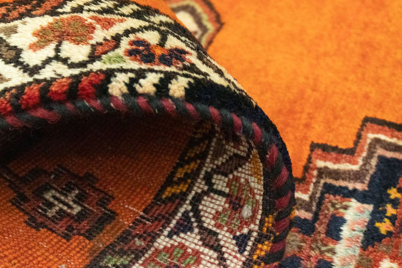 Tapis persan - Nomadic - 145 x 70 cm - orange
