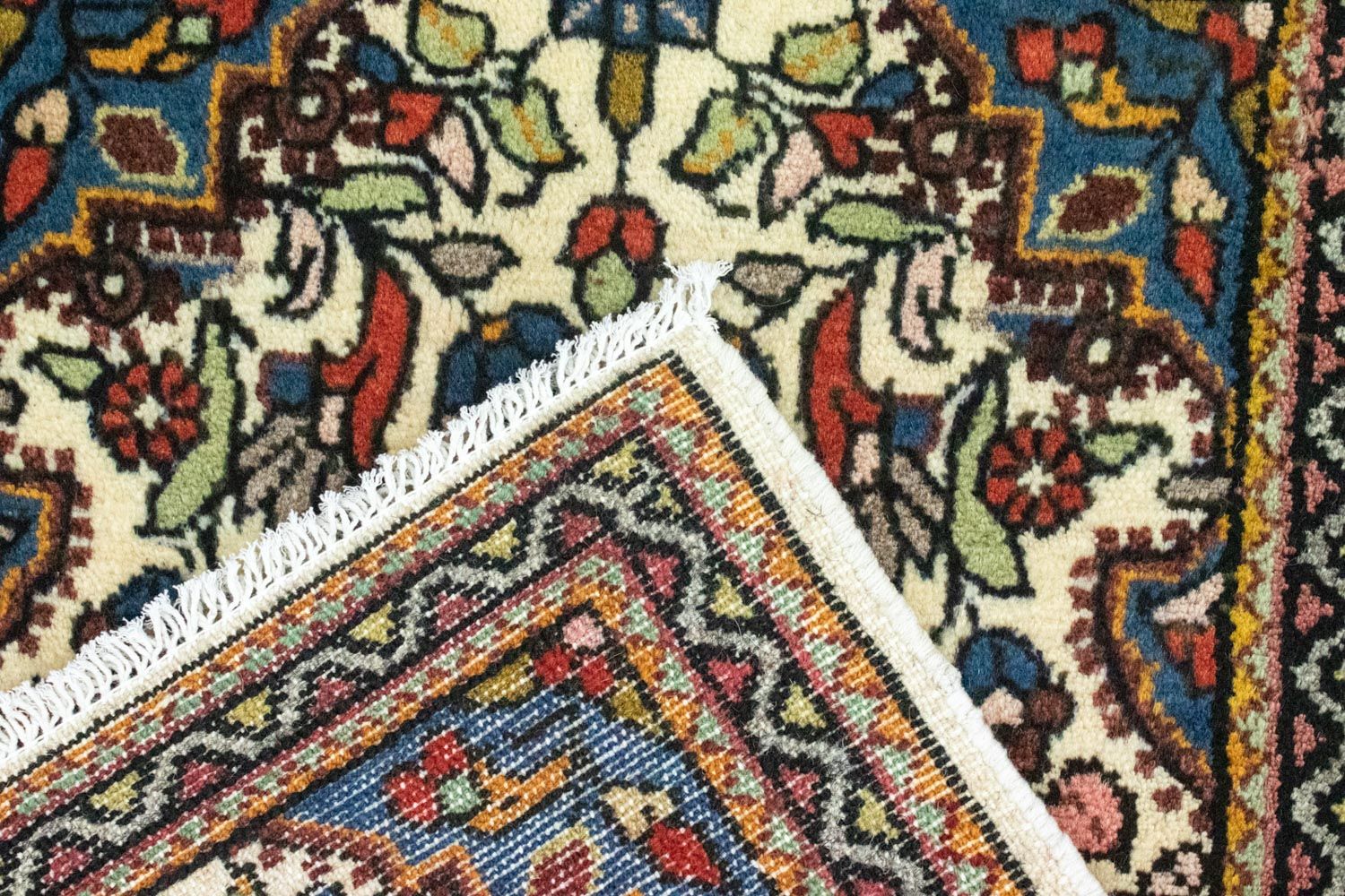 Tapis persan - Nomadic - 90 x 60 cm - beige