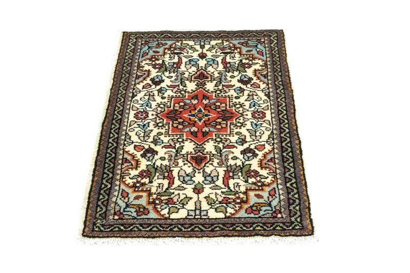 Tapis persan - Nomadic - 90 x 60 cm - beige