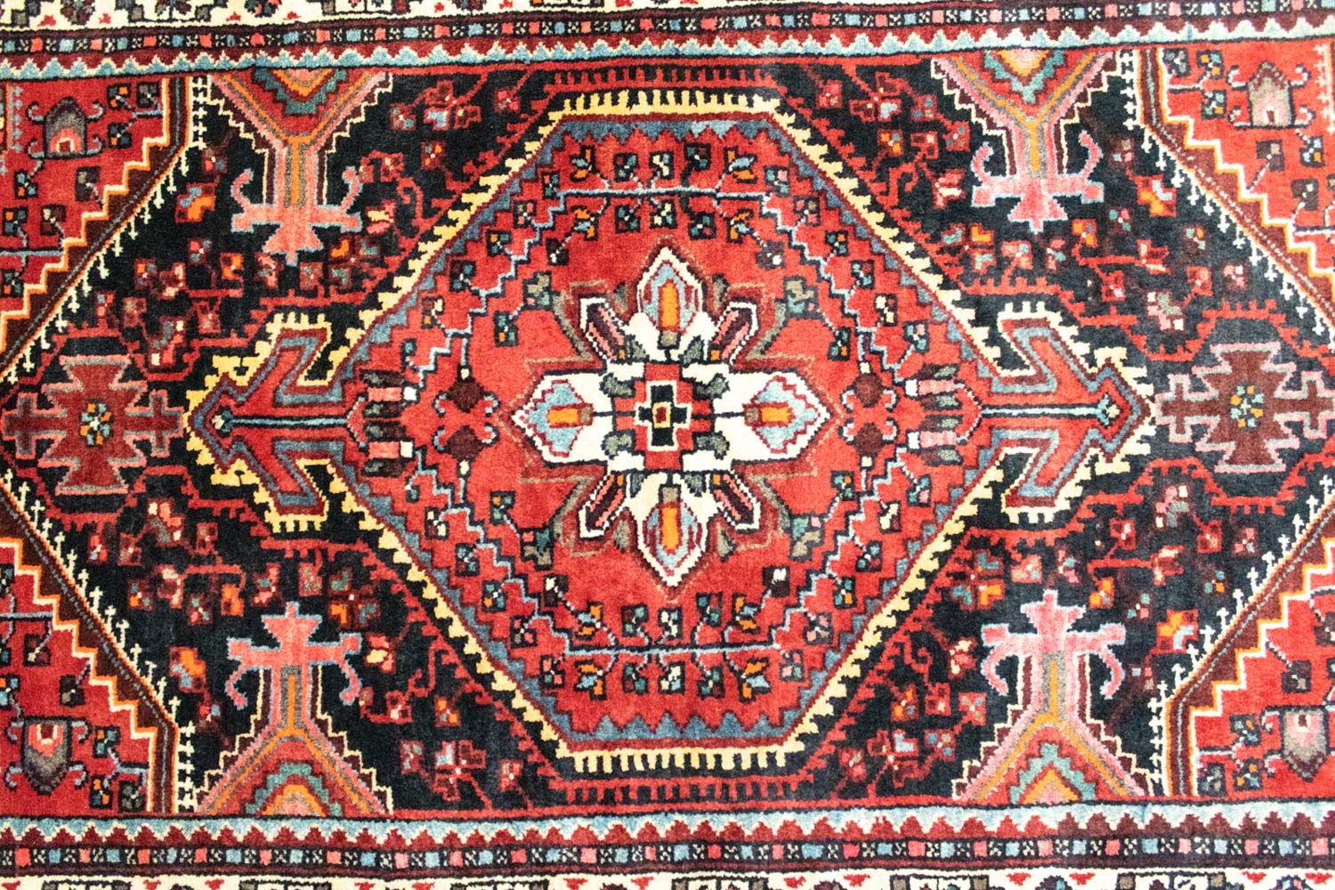 Tapis persan - Nomadic - 161 x 94 cm - rouge