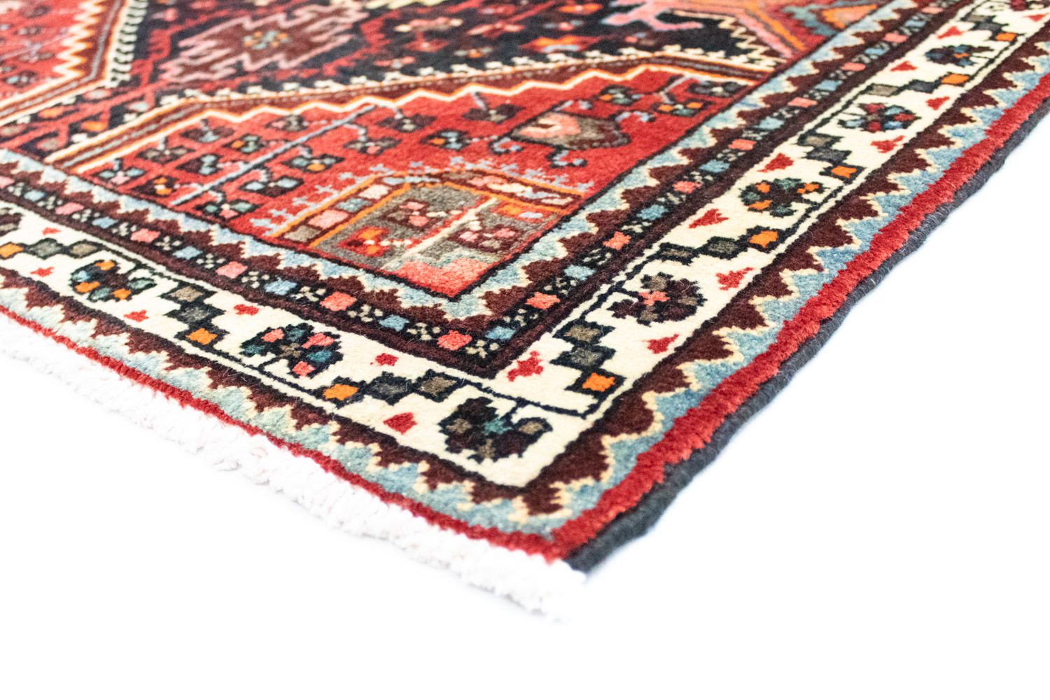 Tapis persan - Nomadic - 161 x 94 cm - rouge