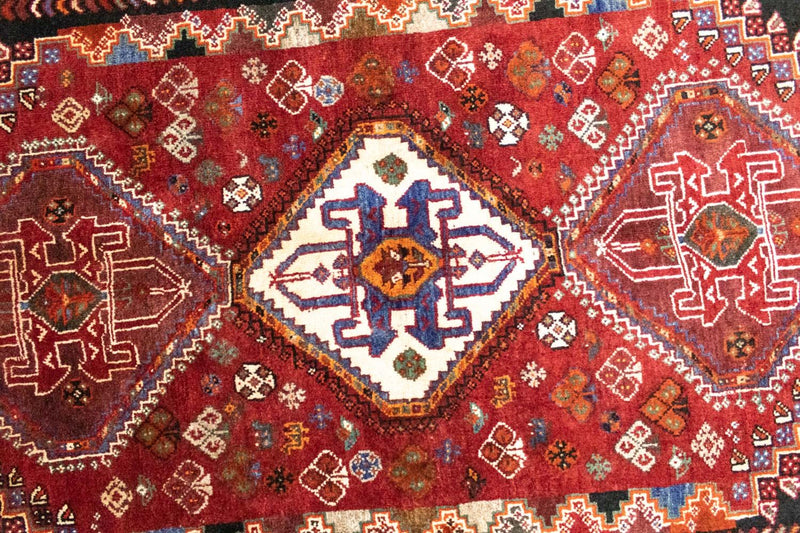 Tapis persan - Nomadic - 170 x 114 cm - rouge