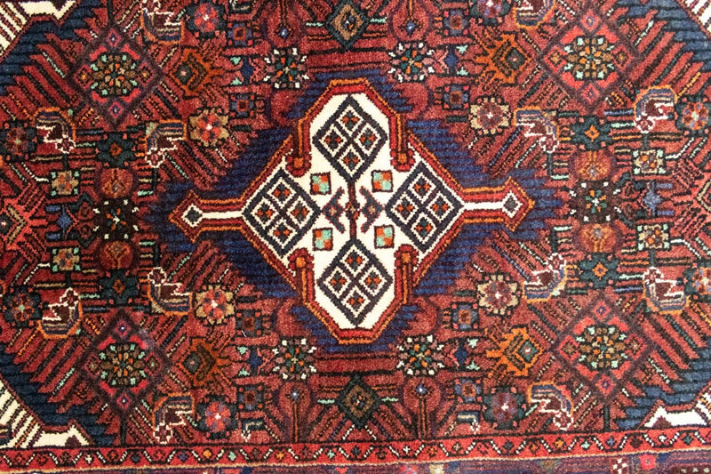 Tapis persan - Nomadic - 124 x 80 cm - marron