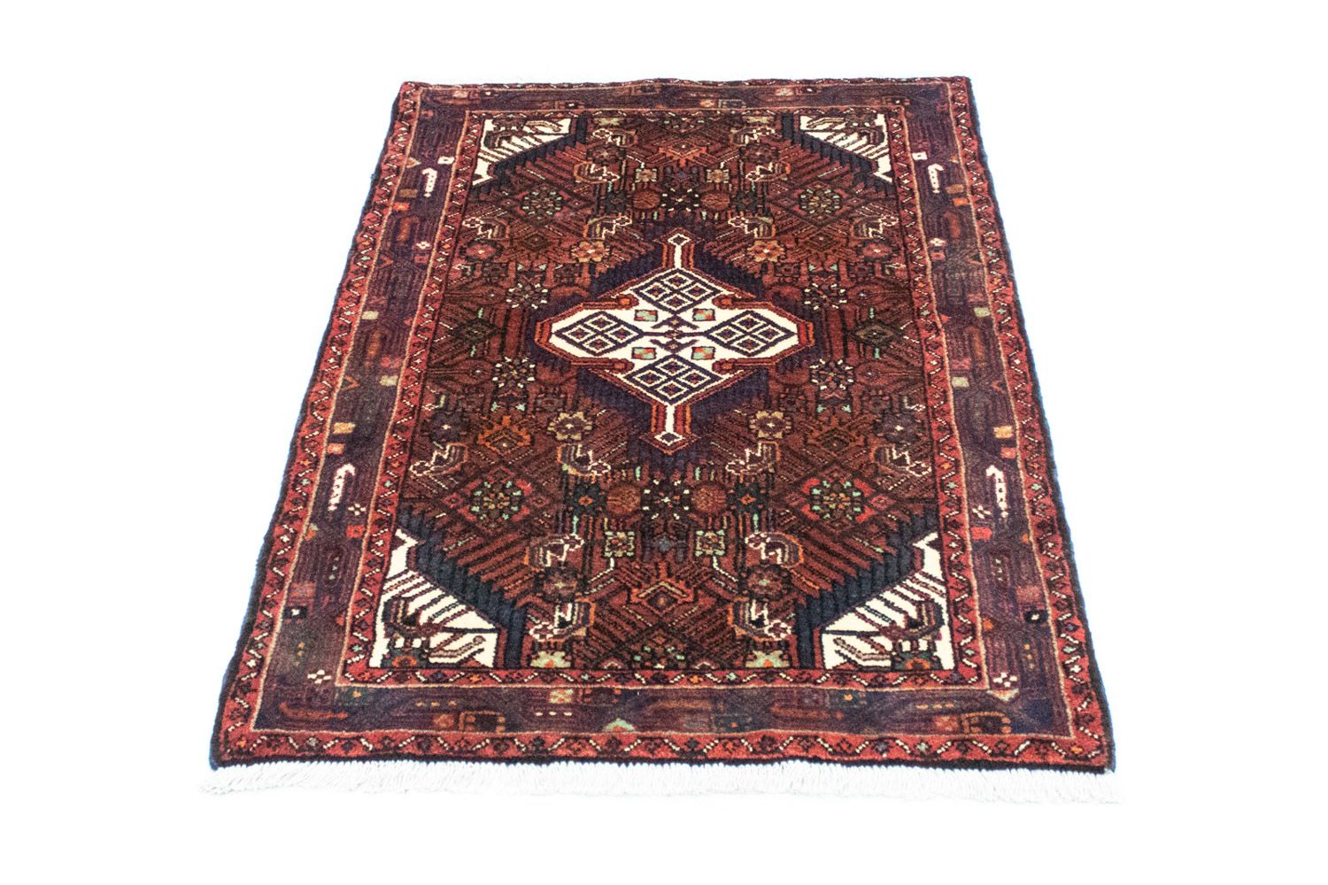 Tapis persan - Nomadic - 124 x 80 cm - marron