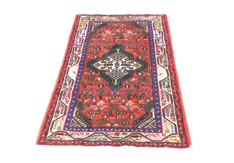 Tapis persan - Nomadic - 130 x 75 cm - rouge
