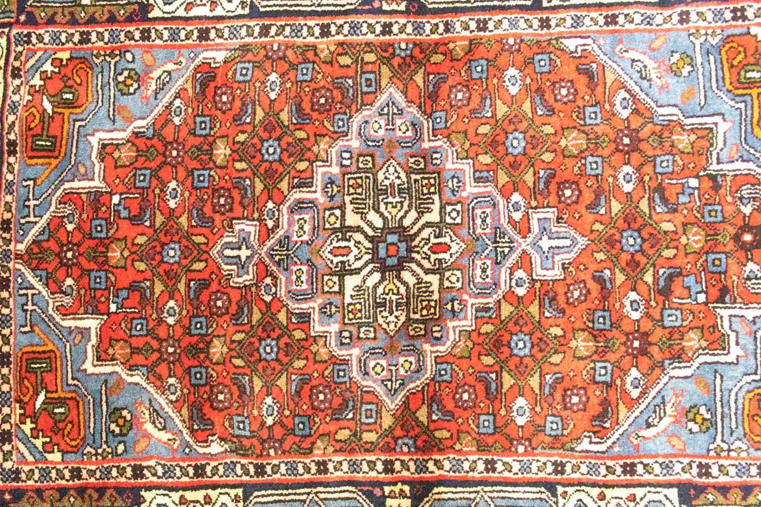 Tapis persan - Nomadic - 130 x 85 cm - rouge