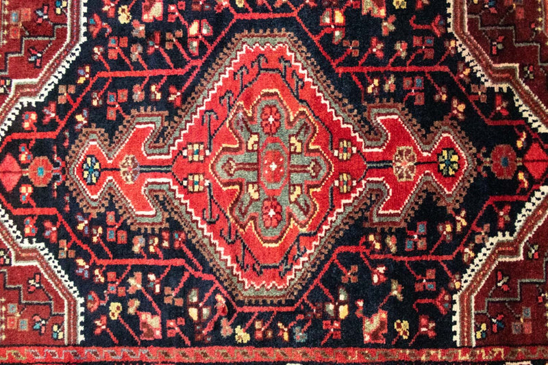 Tapis persan - Nomadic - 138 x 90 cm - bleu