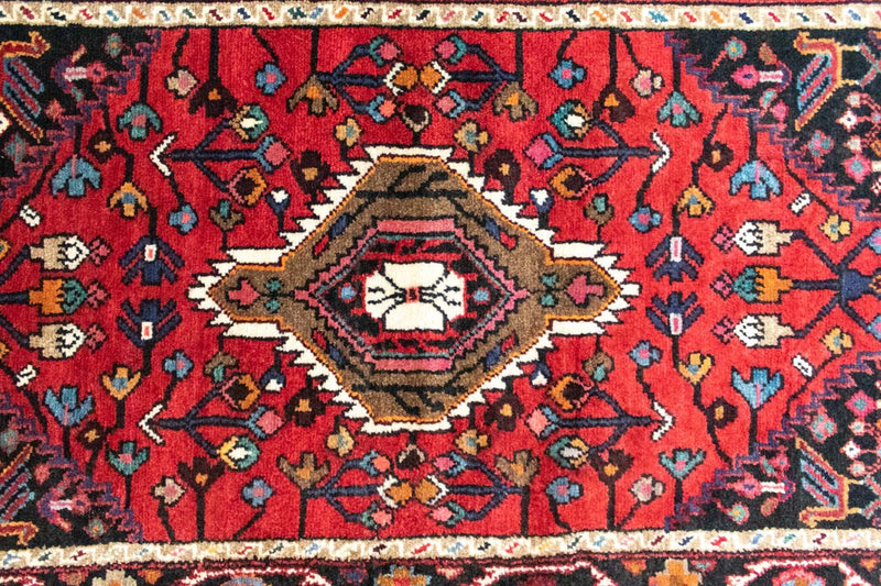Tapis persan - Nomadic - 133 x 85 cm - rouge