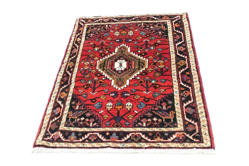 Tapis persan - Nomadic - 133 x 85 cm - rouge