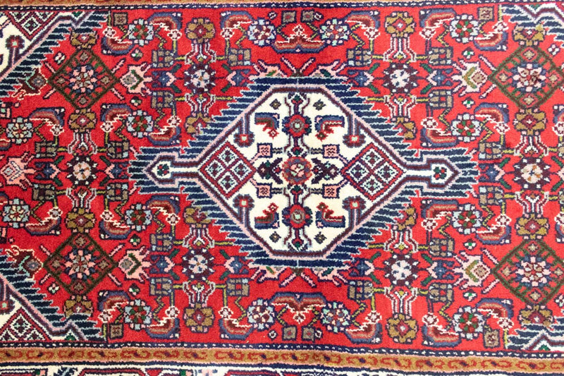 Tapis persan - Nomadic - 135 x 84 cm - rouge
