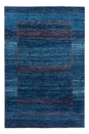 Tapis Gabbeh - Loribaft Persan - 190 x 128 cm - bleu