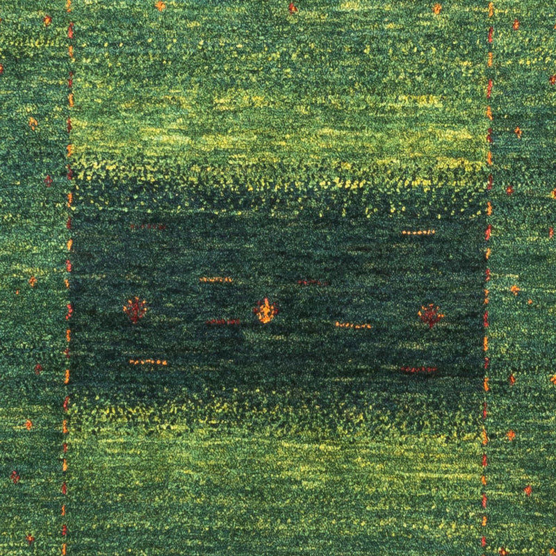 Tapis Gabbeh - Loribaft Persan - 134 x 85 cm - vert