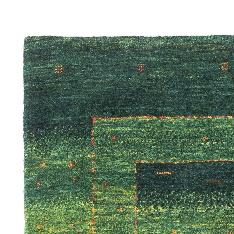 Tapis Gabbeh - Loribaft Persan - 134 x 85 cm - vert