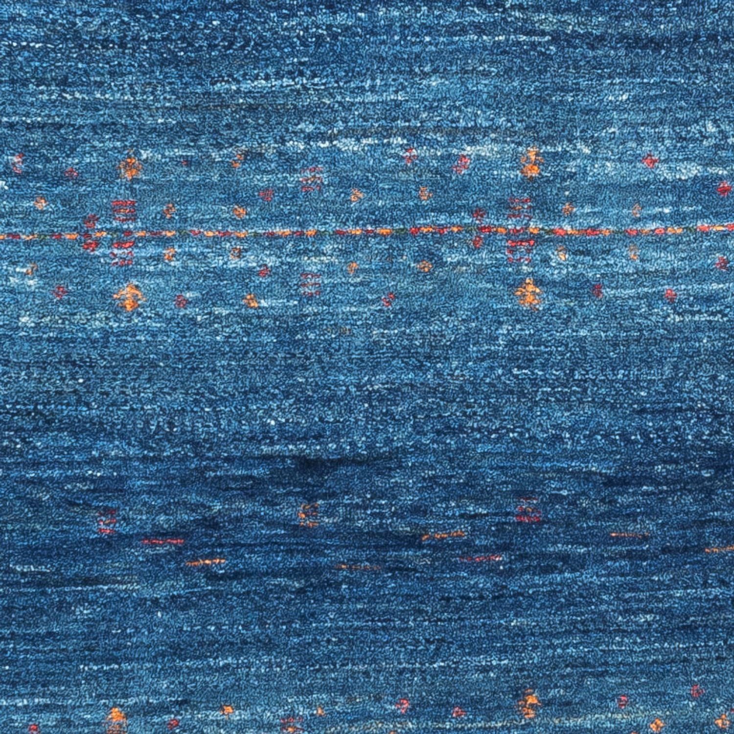 Tapis Gabbeh - Loribaft Persan - 120 x 80 cm - bleu
