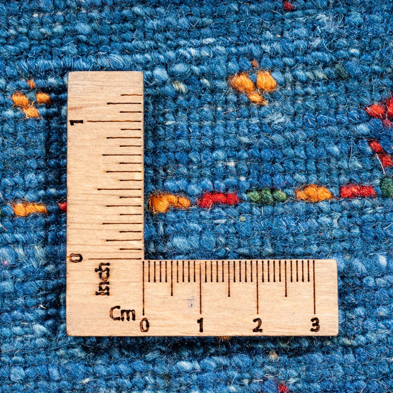 Tapis Gabbeh - Loribaft Persan - 120 x 80 cm - bleu