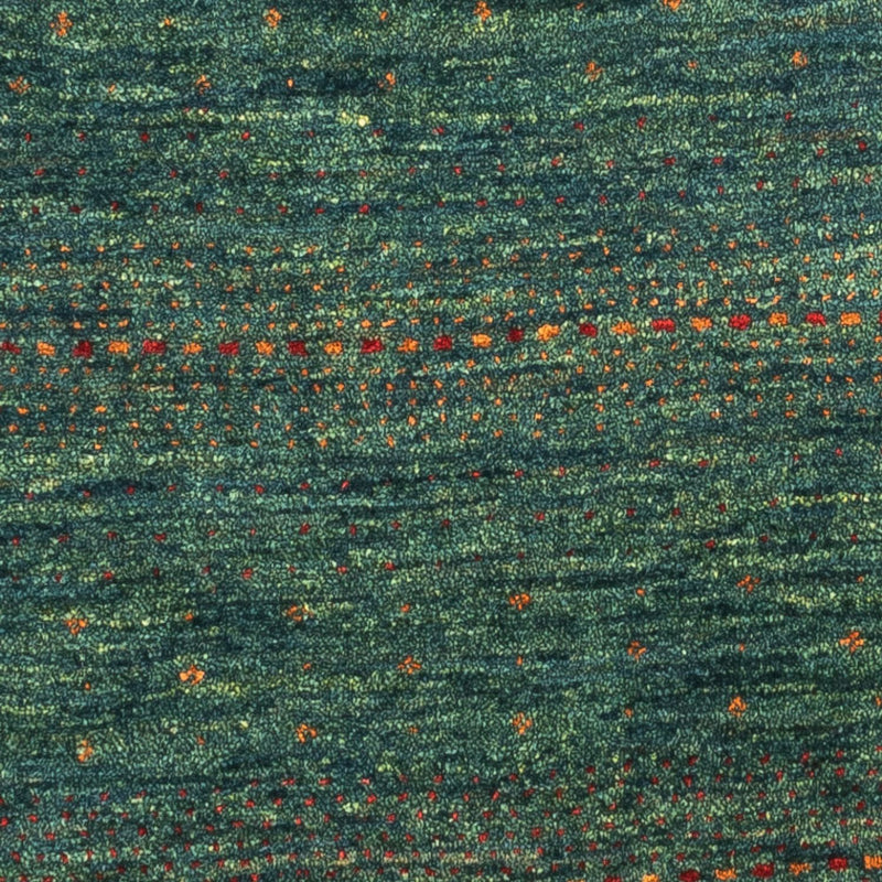 Tapis Gabbeh - Loribaft Persan - 124 x 87 cm - vert