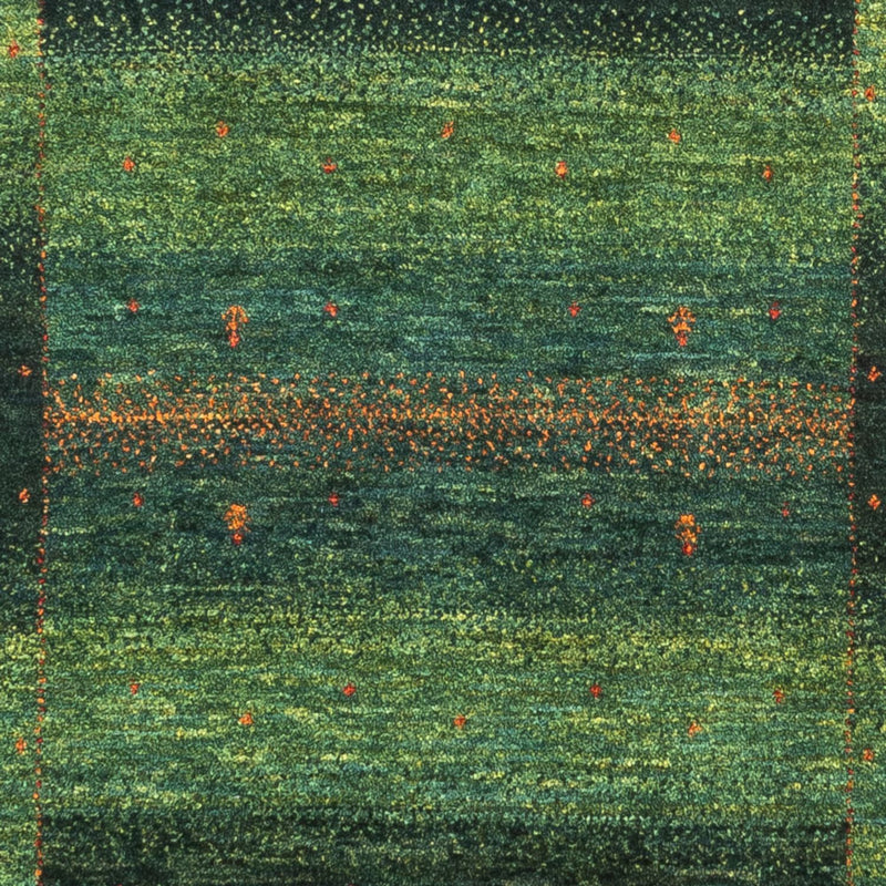 Tapis Gabbeh - Loribaft Persan - 129 x 82 cm - vert