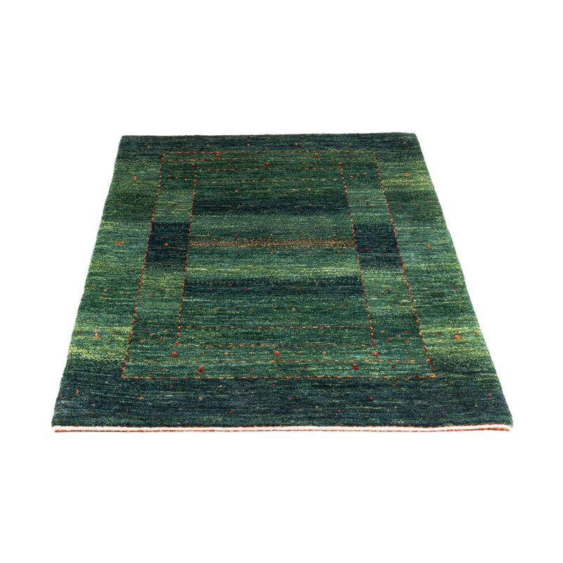 Tapis Gabbeh - Loribaft Persan - 129 x 82 cm - vert