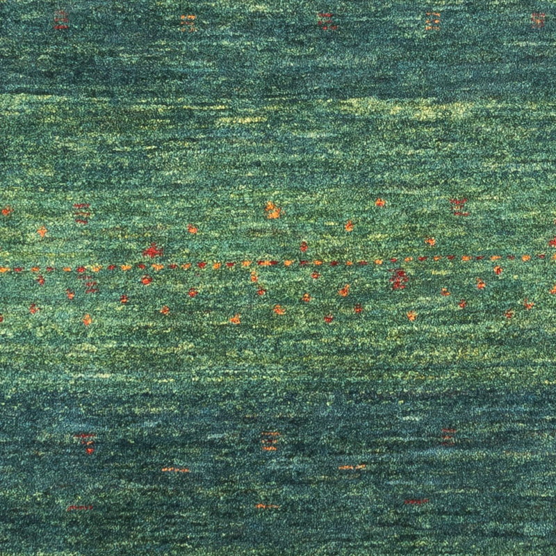 Tapis Gabbeh - Loribaft Persan - 126 x 84 cm - vert